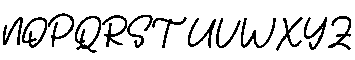 Wanti Font UPPERCASE