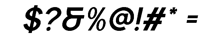 Wapilor Italic Font OTHER CHARS