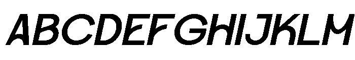 Wapilor Italic Font UPPERCASE
