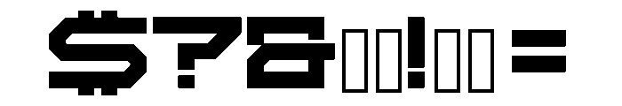 Warcorp Font OTHER CHARS