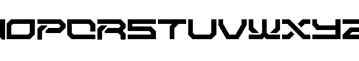 Warcorp Font LOWERCASE