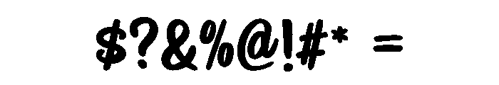 Warm Christmas Bold Font OTHER CHARS