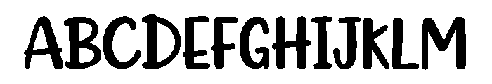 Warm Christmas Bold Font UPPERCASE