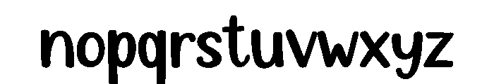 Warm Christmas Bold Font LOWERCASE