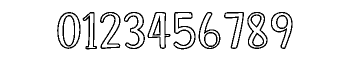 Warm Christmas Line Font OTHER CHARS
