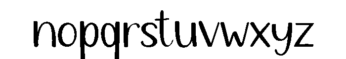 Warm Christmas Lite Font LOWERCASE
