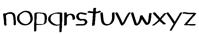 WarmHug Script Font LOWERCASE