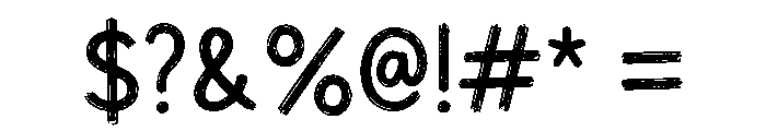 Warmstreak Regular Font OTHER CHARS
