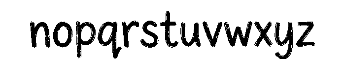 Warmstreak Regular Font LOWERCASE