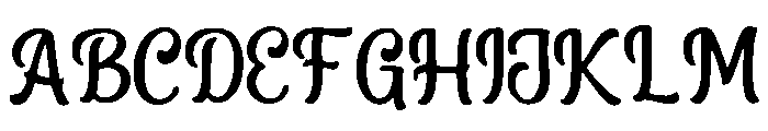 Washboard Font UPPERCASE