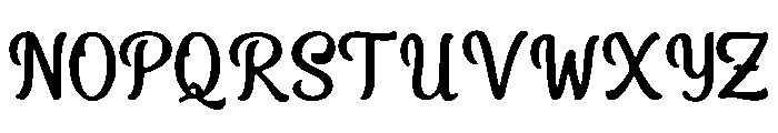 Washboard Font UPPERCASE