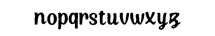 Washboard Font LOWERCASE