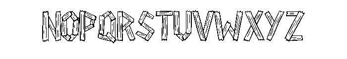 Washi Torn Tape By Sque Regular Font UPPERCASE