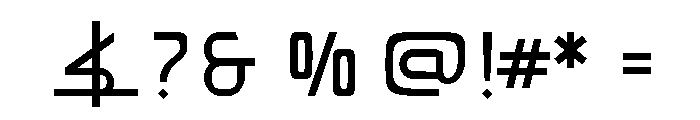 Wasilah Regular Font OTHER CHARS