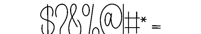 Wastetime Font OTHER CHARS