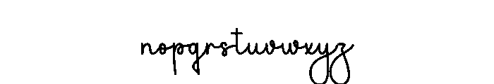 Wastetime Font LOWERCASE