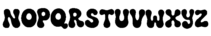Water Boom Font UPPERCASE