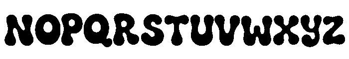 Water Boom Font LOWERCASE