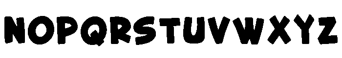 Water Boulder Regular Font UPPERCASE