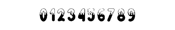 Water Droplets Font OTHER CHARS