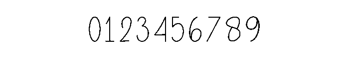 Water Filter Font OTHER CHARS