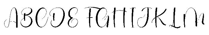 Water Milk Font UPPERCASE