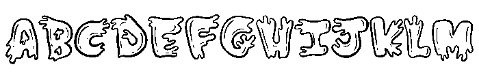 Water Splash By Squeeb  Regular Font UPPERCASE