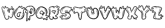 Water Splash By Squeeb  Regular Font UPPERCASE