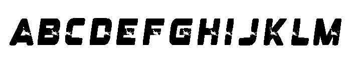 Water Splash Regular Font UPPERCASE