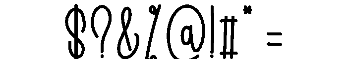 Water Springs Font OTHER CHARS