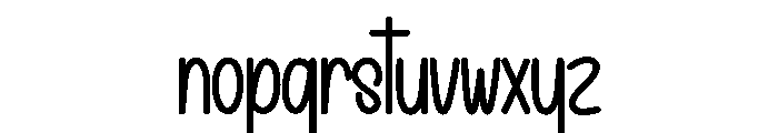 Water Springs Font LOWERCASE