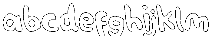 Waterkids Outline FONT