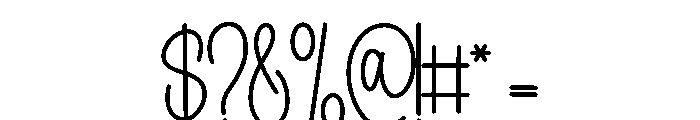 Waterland Font OTHER CHARS