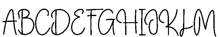 Waterland Font UPPERCASE