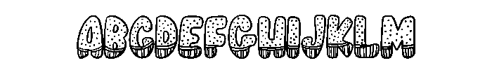 Watermelon By Squeeb Cr Regular Font UPPERCASE