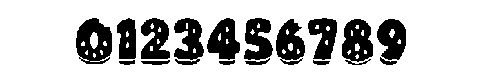 Watermelon Splash Color Font OTHER CHARS