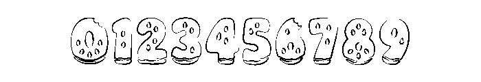 Watermelon Splash Outline Font OTHER CHARS