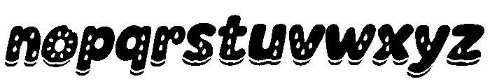 Watermelon Splash Slant Font LOWERCASE