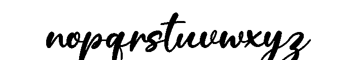 Waterside Font LOWERCASE