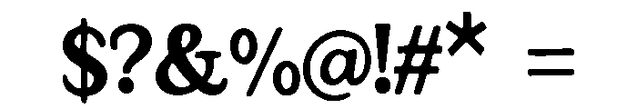 Watking Font OTHER CHARS