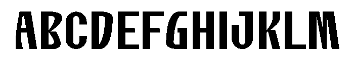 Watokeh Font UPPERCASE