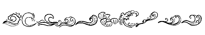 Wave Doodle Font OTHER CHARS