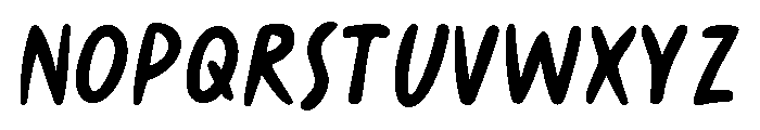 Wave on Earth Font UPPERCASE
