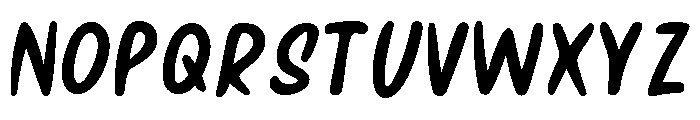 Wave on Earth Font LOWERCASE