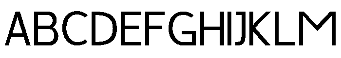 Wavecore Regular Font UPPERCASE