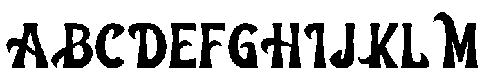 Waves Beach Regular Font UPPERCASE