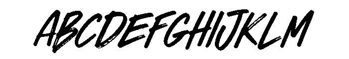 Wavy Brick Font UPPERCASE