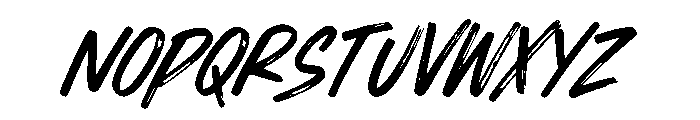 Wavy Brick Font UPPERCASE