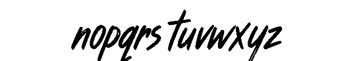 Wavy Brick Font LOWERCASE