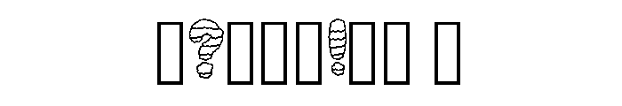 Wavy Fluffy Cloud By Sq Regular Font OTHER CHARS